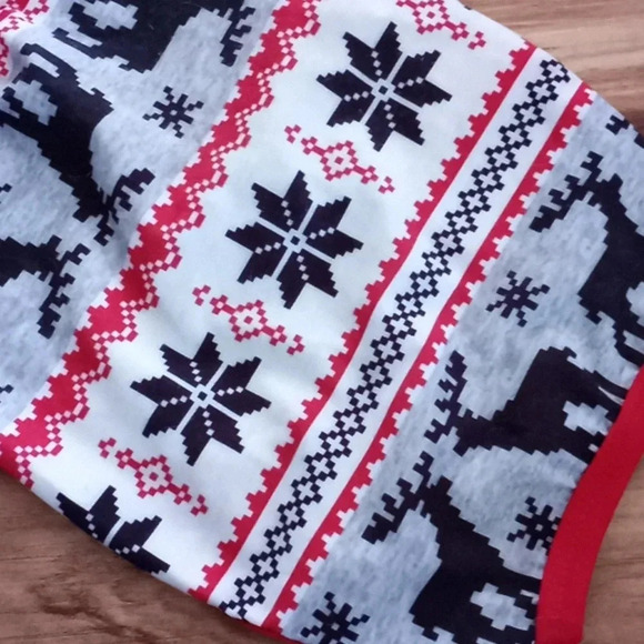 Dog Christmas pajamas. Worn once. Size small - Picture 3 of 4